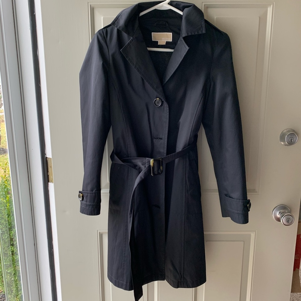 Michael Kors belted raincoat with removable liner